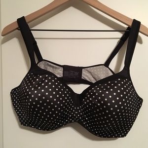 playtex black and whitefull coverage bra